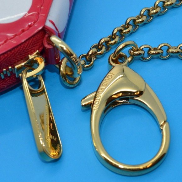 LOUIS VUITTON x YAYOI KUSAMA 'Chapeau Polka Dots' (Red) Monogram Coin Purse NIB! - Picture 13 of 16